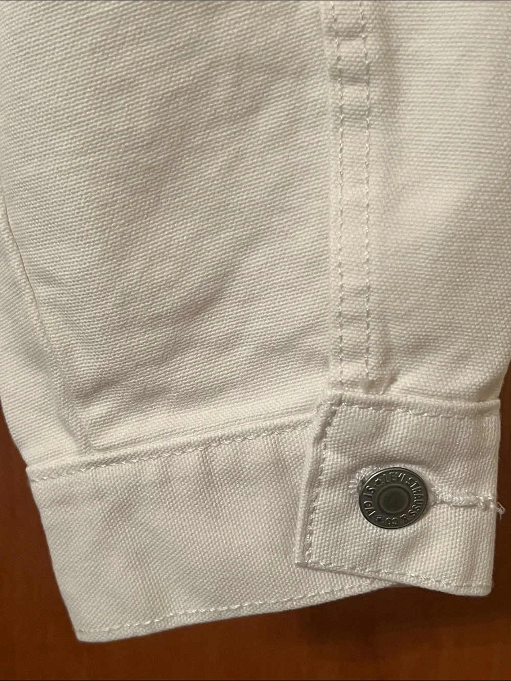 Levi’s Castro Mechanics Full-zip Lightweight Canvas Jacket Sz M White MSRP: $99